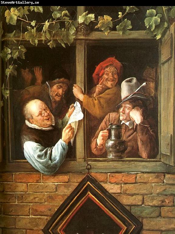 Jan Steen Rhetoricians at a Window